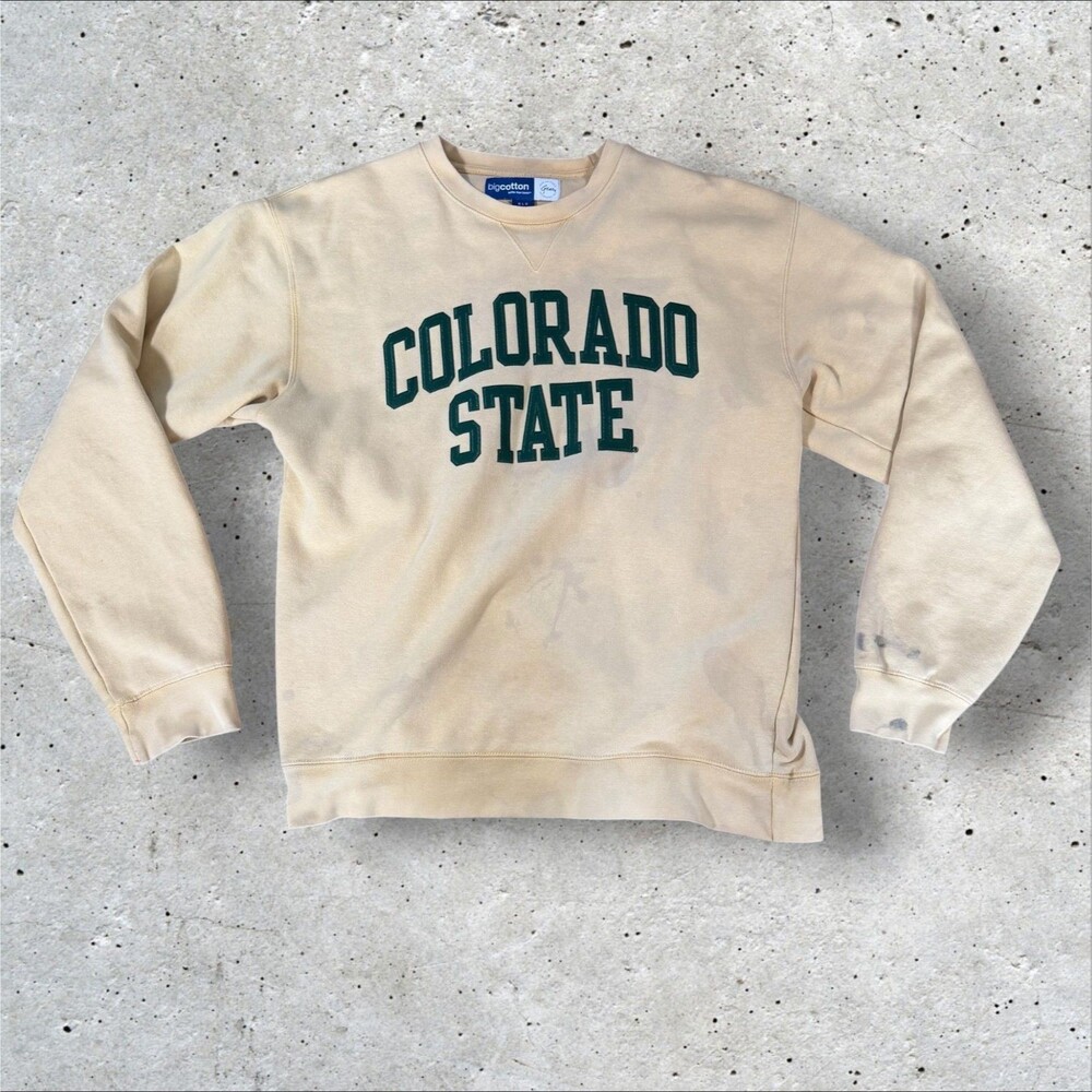Colorado State Rams Crewneck Sweatshirt Mens Large Gear For Sports Big Cotton